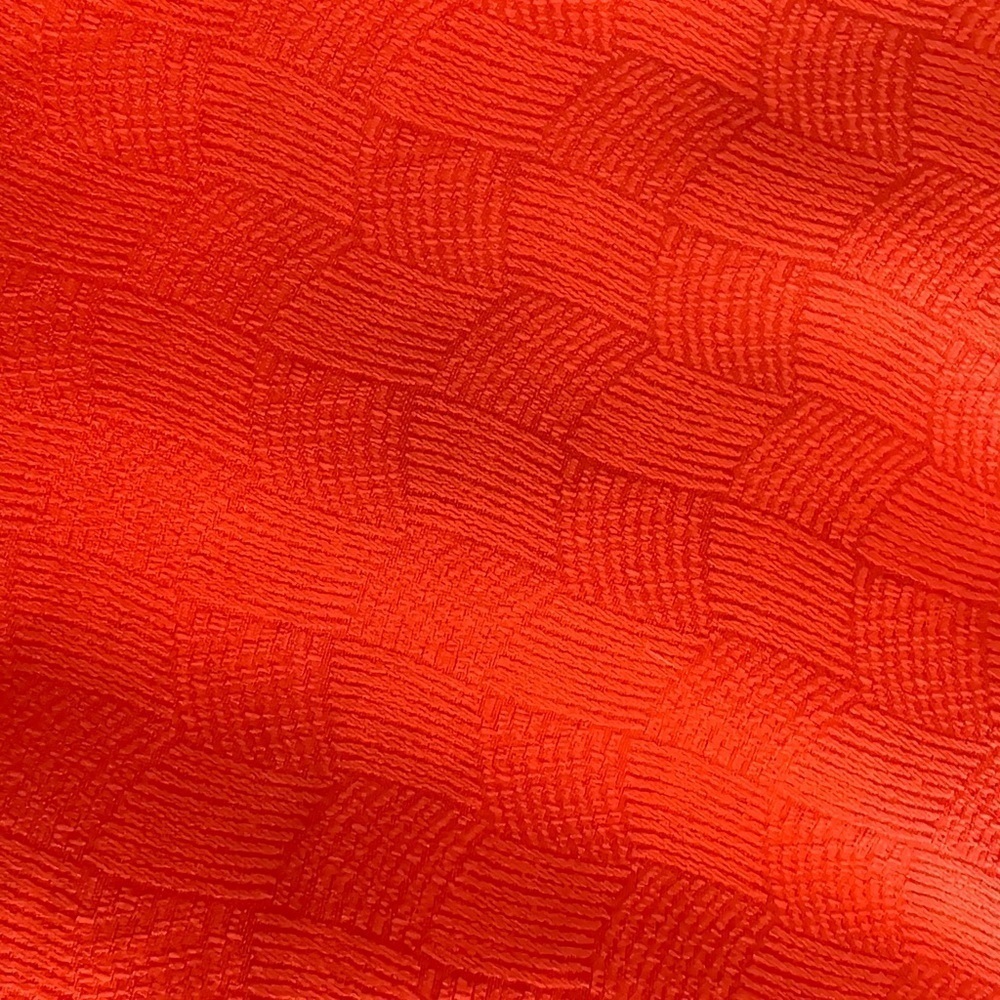 Tahari orange pencil dress w gold accent women’s size 10 - Picture 4 of 6